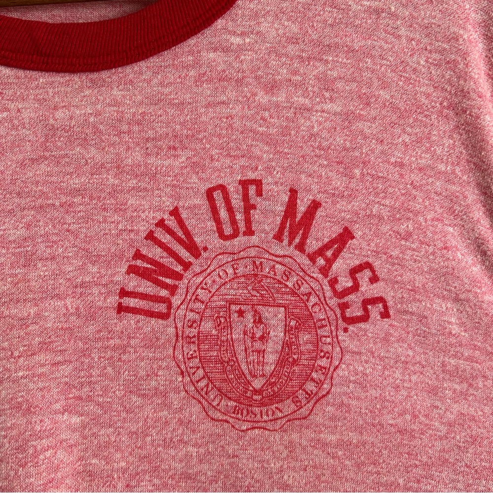 70's UMass Boston Ringer Tee - Picture 9 of 12